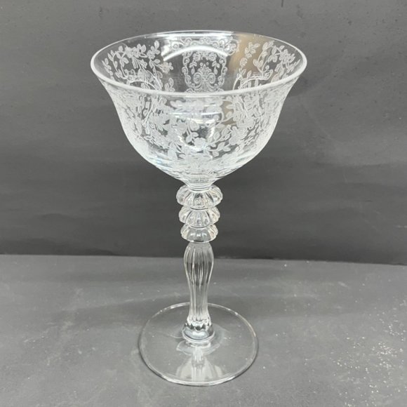 5 Duncan Miller Adoration Liquor Cocktail Crystal Clear Goblets Glasses 5 1/2” - Picture 3 of 10